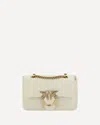 Pinko Love Mini Puff Shoulder Bag In White