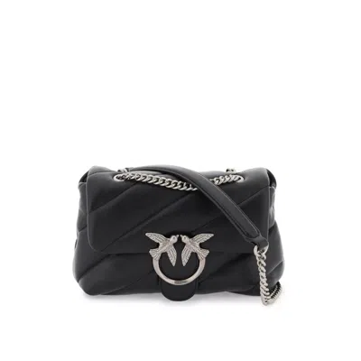 Pinko Love Mini Puff Shoulder Bag In Black