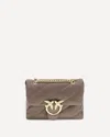 Pinko Love Mini Puff Shoulder Bag In Brown