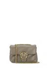 Pinko Mini Love Puff Shoulder Bag In Grey