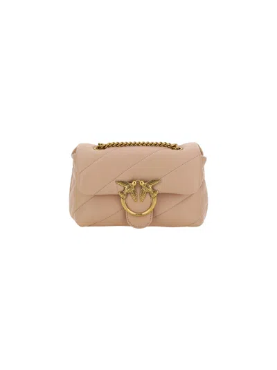 Pinko Love Mini Puff Shoulder Bag In Pink