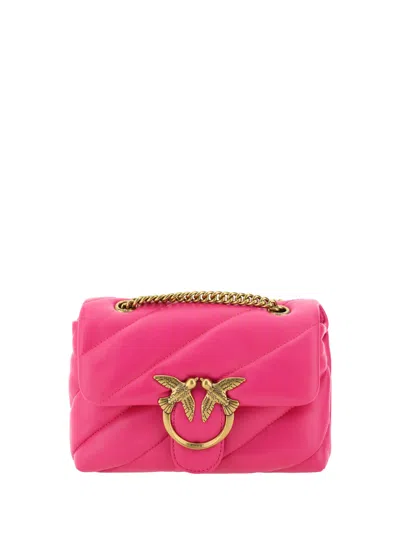 Pinko Love Mini Puff Shoulder Bag In Rosa