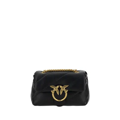Pinko Love Mini Puff Shoulder Women's Bag In Black
