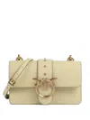 Pinko Love One Birds Hardware Shoulder Bag In Yellow