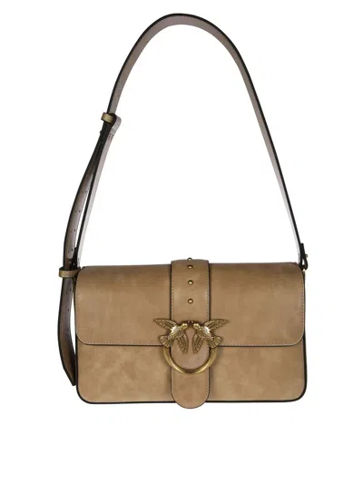 Pinko Love One Cl Handbag In Neutral