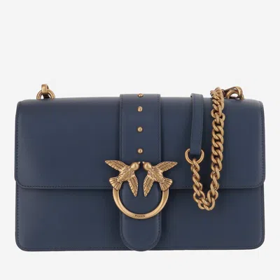 Pinko Love One Classic Bag In Blue