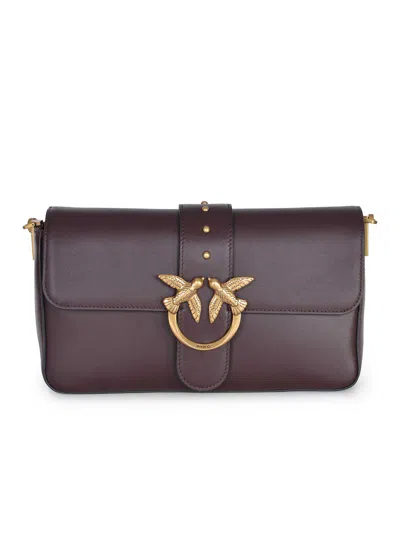 Pinko "love One Classic" Bag In Purple