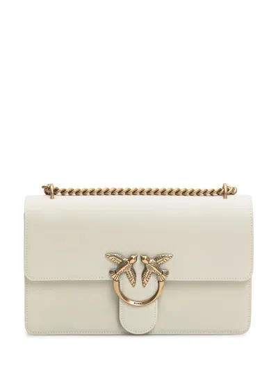 Pinko Love One Classic Bag In White