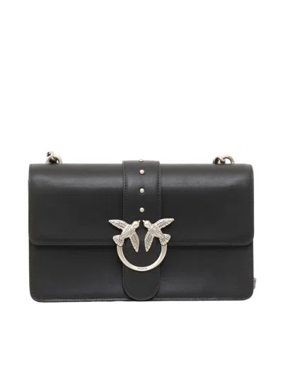 Pinko Love One Classic Cl Vitello Se Bag In Black
