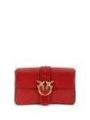Pinko Love One Classic Crossbody Bag In 红色