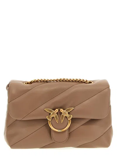 Pinko 'love One Classic' Crossbody Bag In Brown