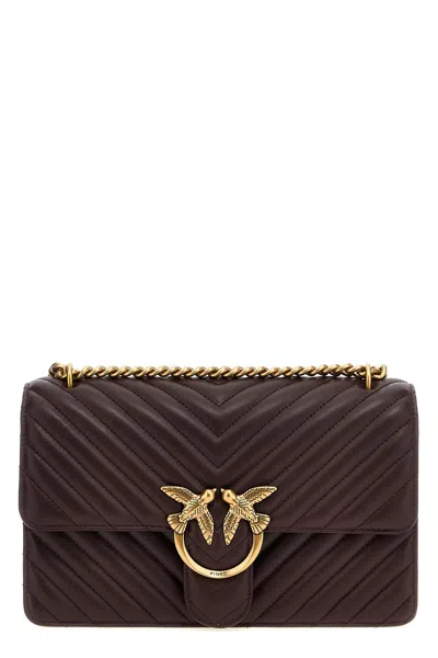 Pinko 'love One Classic' Crossbody Bag In Purple