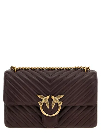 Pinko 'love One Classic' Crossbody Bag In Purple