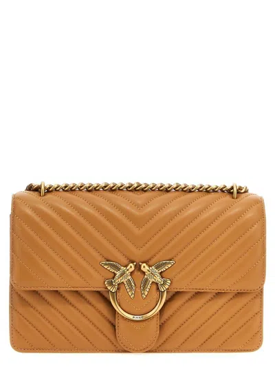 Pinko 'love One Classic' Crossbody Bag In Orange