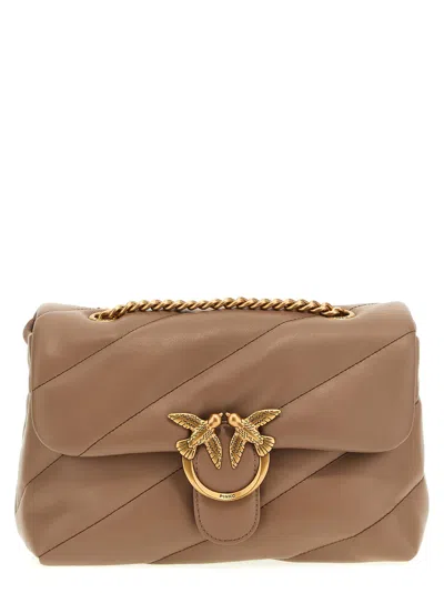 Pinko Love One Classic Crossbody Bag In Sand