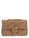 Pinko Love Puff Bag In Beige In Brown