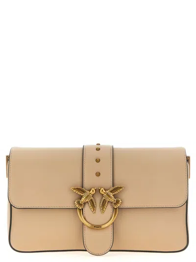 Pinko 'love One Classic' Crossbody Bag In Brown