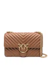Pinko 'love One Classic' Crossbody Bag In Brown