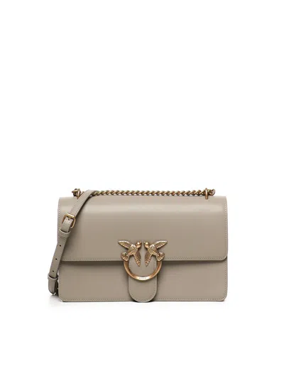 Pinko Love One Classic Crossbody Bag In Brown