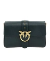 Shop Pinko Love One Classic Crossbody Bag In Green