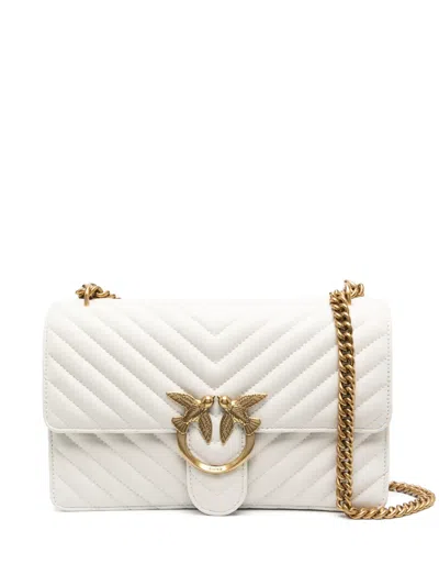 Pinko Love One Classic Crossbody Bag In Neutrals
