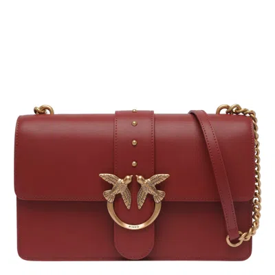 Pinko Love One Classic Crossbody Bag In Red
