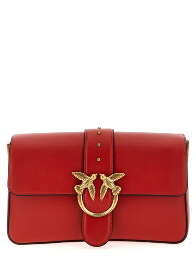 Pinko 'love One Classic' Crossbody Bag In Red