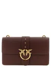 Pinko Love One Classic Crossbody Bag In Burgundy