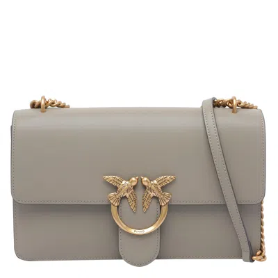 Pinko Love One Classic Crossbody Bag In Neutral