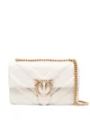 Pinko Love One Classic Crossbody Bag In White