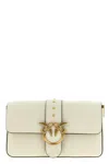 Pinko Love One Classic Slouchy Clutch In White