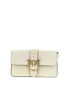 Pinko Love One Classic Slouchy Clutch In White