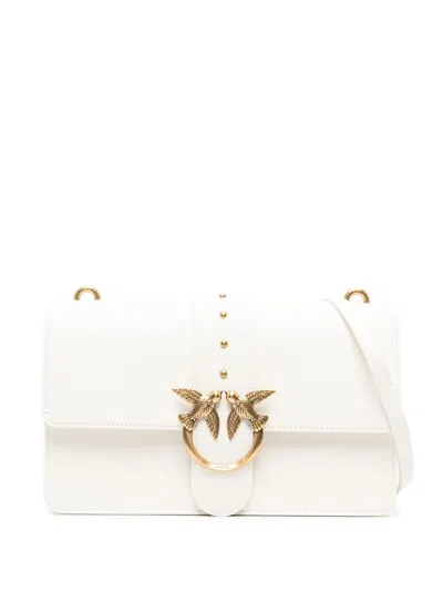 Pinko Classic Love Icon Simply Bag In White