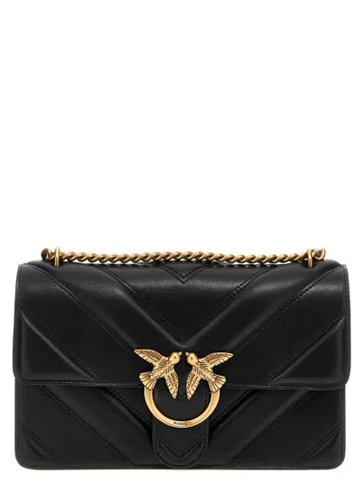 Pinko 'love One Classic Light' Crossbody Bag In Black
