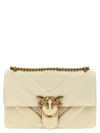 Pinko Love One Classic Light Crossbody Bags White In White