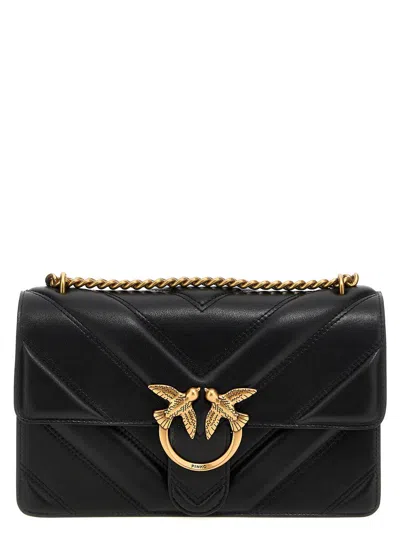 Pinko 'love One Classic Light' Crossbody Bag In Black