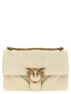 Pinko Love One Classic Light Crossbody Bags White In White