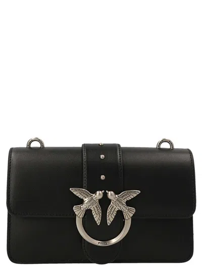 Pinko Love One Mini Classic Crossbody Bag In Black