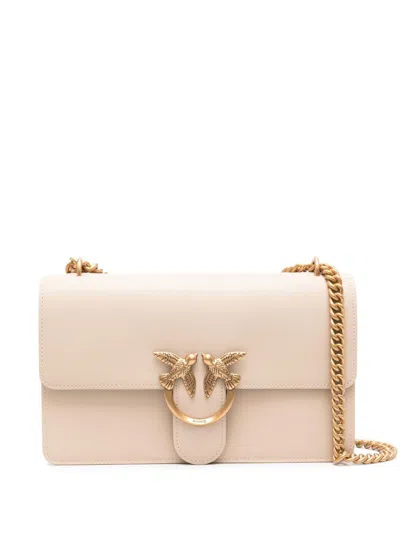 Pinko 'love One Classic' Shoulder Bag  In White