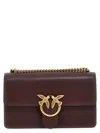 Shop Pinko Love One Classic Simply Crossbody Bag In Purple