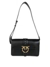 Pinko Love One Classic Slouchy Shoulder Bag In Black