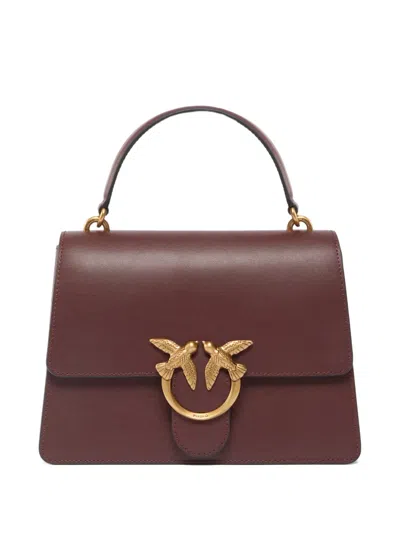 Pinko Love One Classic Tote Bag In Neutral