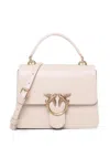 Pinko Love One Classic Tote Bag In Neutrals