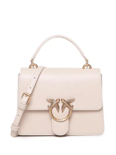 Pinko Love One Classic Tote Bag In Neutrals