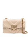Pinko Love One Cross Body Bag In Neutrals