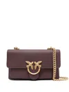 Pinko Love One Cross Body Bag In Red