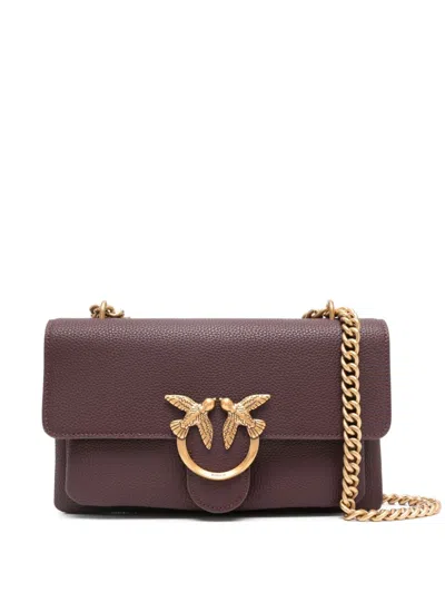 Pinko Love One Cross Body Bag In Red