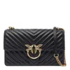 Pinko Love One Crossbody Bag In Black