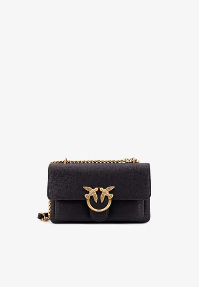 Pinko Love One Crossbody Bag In Black