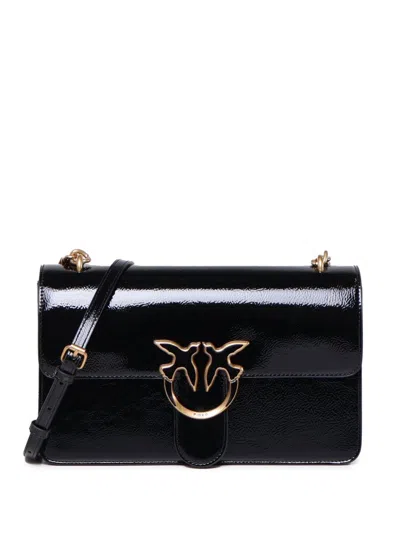 Pinko Love One Crossbody Bag In Black
